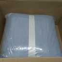 OakRidge Satin Fleece Blanket, Full/Queen, Twin or King Size 100% Polyester Lightweight Fabric and Cozy Satin Binding Edges in Tightly Folding Travel Blanket, Blue