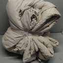 Andency Bed in a Bag King Beige- 7 Pieces King Size Comforter Set Bedding Comforter Sets, Tufted Lightweight Fluffy Bed Set with Comforter, Sheets, Pillowcases & Shams for All Season (King (104"x90")