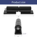 4-Pack Barrel Gate Hinge 5 inches Heavy Duty Weld-On Install Fence 450 Lbs Capacity for Swing Door Trailer Ramp Door