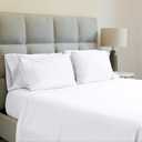 Jennifer Adams Essentials Twin Size Sheet Set 3 Piece, Microfiber Twin Bed Sheets Set - Breathable, Wrinkle & Fade Resistant - Deep Pockets up to 16 for Twin Size Bed(White, Twin)