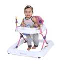 Smart Steps Trend Activity Walker with Removeable Toy Bar, Multi-Directional Front Wheels, Tray, Adjustable Height and Flat Fold Frame for Storage, Ages 6 Months +, Emily Pink