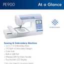 Brother PE900 Embroidery Machine with WLAN