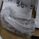 32X80in Accordion Door Interior,PVC Sliding Folding Doors with Lock,Divider Door with Hardware, White Multifold Interior Doors