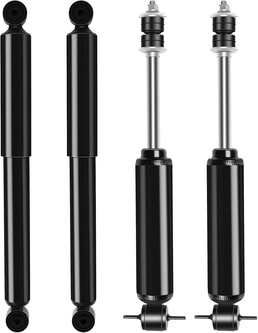 ECCPP shock Struts shock absorbers for 1985-2005 for Chevy Astro,1985-2005 for GMC Safari shock Struts for 344082 344081 Front and Rear shocks