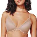 ThirdLove Classic Plunge Bra, Sexy Underwire V-Neck Bra for Small Breasts, Low Cut, No-Show Lines, Women's Everyday Comfort (36C, Taupe)