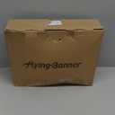 Flying Banner Synthetic Leather car seat Covers Full Set Front and Rear Bench Fashion Easy Installation Cup Holder Free (Black & Leopard Gray Print, Low  - Full Set)