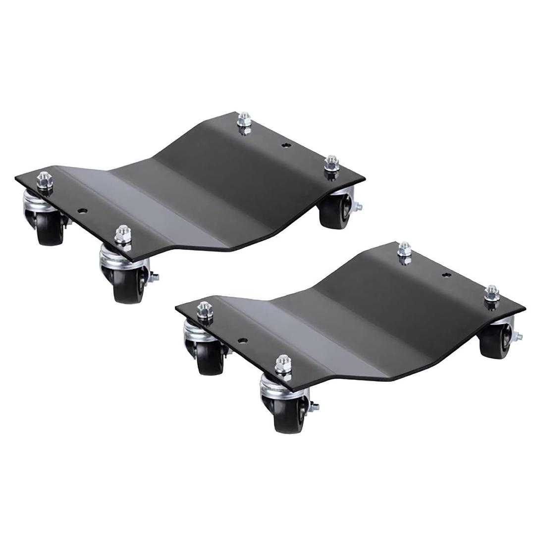 Pentagon Tool | Commercial Grade | 2-Pack  | Tire Dolly - Tire Skates | 3, 000 lbs Rating | (2 Pack, Black)
