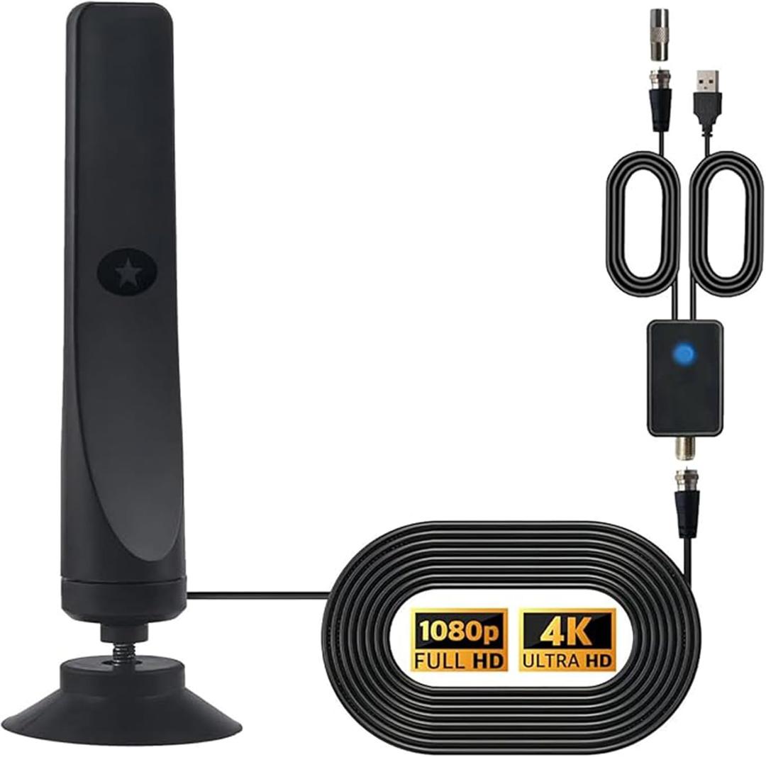 Broadwave TV Antenna 2025, Wave max TV Antenna 2025, Wavebeam Antenna, HD Digital Amplifier for Local for Long Range Reception, Support 8k, 4k, 1080p (1)