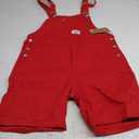 GINZOUS Men's Y2K Fancy Color Bib Overalls Shorts 30