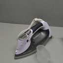 BEAUTURAL 1800-Watt Steam Iron with Digital LCD Screen, Double-Layer and Ceramic Coated Soleplate, 3-Way Auto-Off, 9 Preset Temperature and Steam Settings for Variable Fabric Gray