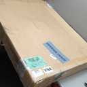 DreamLine SlimLine 32 in. D x 42 in. W x 2 3/4 in. H Center Drain Single Threshold Shower Base in White, DLT-1132420