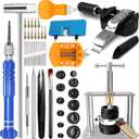 Watch Repair Kit, GLDCAPA Watch Press Tool Set, Watch Battery Replacement Tool Kit, Watch Link Removal Kit, Watch Case Opener, Watch Band Replacement Tool, Watch Repair Screwdriver, Tweezers