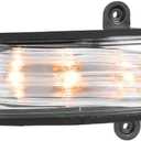 Front Right Side Wing Mirror LED Turn Signal Light Mirror Indicator Blinker Light - Compatible for Mercedes-Benz C230 1.8L L4 - Gas 2003-2005 [Sedan] - Replace Part A2038201621