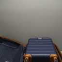 Coolife Luggage 3 Piece Set Suitcase Spinner Hardshell Lightweight TSA Lock (20in24in28in, apricot navy)