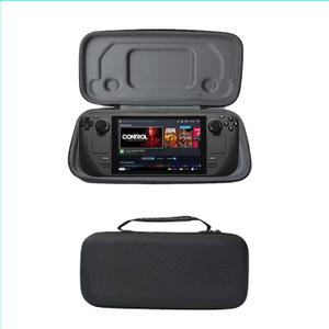 ISGNWROPU Portable Steam Deck Carrying Case, Travel Shockproof Steam Deck Oled Case, Protective, Large Capacity Compatible with Steam Deck and Steam Deck Oled