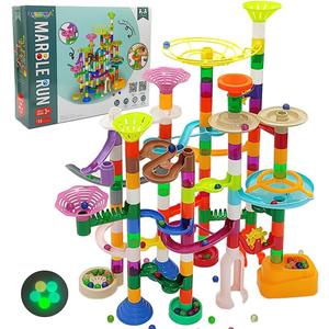 Marble Run for Kids Ages 3-4 5-8 150pcs Sturdy Building Toys Kids Games Marbles Run Track Amazing Fun Boys Girls Gifts (Standard)