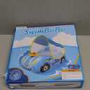 Swimbobo Toddler Pool Float Inflatable Car Baby Swim Float with Adjustable Sun Canopy and Safety Seat Pool Toys for Kids 3+ Years Old (Blue Sports Car)