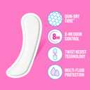 Carefree Panty Liners for Women Long, Unwrapped, Unscented, 92ct
