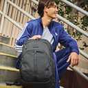 adidas Prime Backpack for Work, Travel Bag for Women and Men with Padded Compartment for Laptop, Silver Violet Purple/ Grey Four, One Size