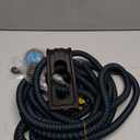 75 ft Expandable Garden Hose - Kink Free Flexible Water Hose 75ft with 10 Pattern Spray Nozzle, 3/4 Solid Brass Connectors, Retractable Latex Core - Lightweight Expanding Hose