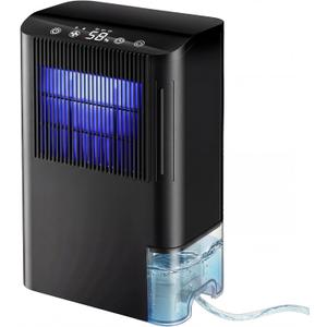 Dehumidifier for Home, Dehumidifier for Basement with Drain Hose/Humidity Display/85 OZ Water Tank/Washable Filter/Auto Shut Off/Ultra Quiet, Small Dehumidifier for Bedroom, Bathroom, RV, Whole Home