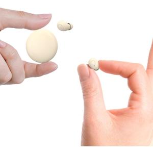 Small Mini Invisible Earbuds Wireless Bluetooth for Small Ears Low Profile Tiny Discreet Hidden Sleeping Earbuds for Work Sleep Ear Buds Invisible Headphones Buds Skin Tone (Nude)