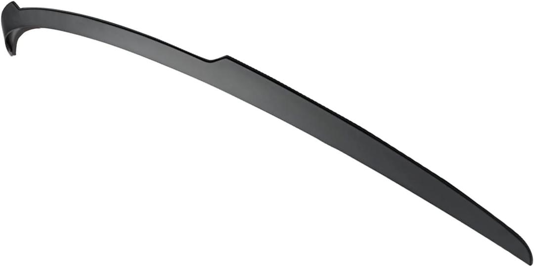 Rear Trunk Spoiler Compatible with 2020 2021 2022 2023 2024 Tesla Model Y Rear Trunk Lip Sporty Spoiler Wing Added on Bodykit Replacement MV Style ABS Plastic Gloss Black