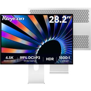 P20 28.2’’ UHD 4.5K (4500 x 3000) Glossy Monitor, IPS Panel, 99% sRGB, 99% DCI-P3, 10-Bit Colors, 60Hz, 192PPI, HDR, 1500:1, Eye Care, Low Blue Light (Honeycomb - with Stand)