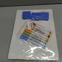 Small White Board Dry Erase 6 Pack Classroom Pack,9"x12"Double Sided Personal Mini Whiteboard for Students School,Portable White Boards Lapboards Including Dry Erase Erasers and Markers