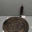 UBP18181-BR 18-Inch Cast Stone Umbrella Base, Made from Rust Free Composite Materials, Bronze Powder Coated Finish