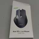 acer Wireless Mouse for Laptop, 2.4GHz Computer Mouse 3 Adjustable DPI Office Cordless USB Mice with USBA Receiver, 6 Buttons, 1600 DPI, Medium to Large Sized Hands Compatible with PC, Laptop, Desktop (Black)