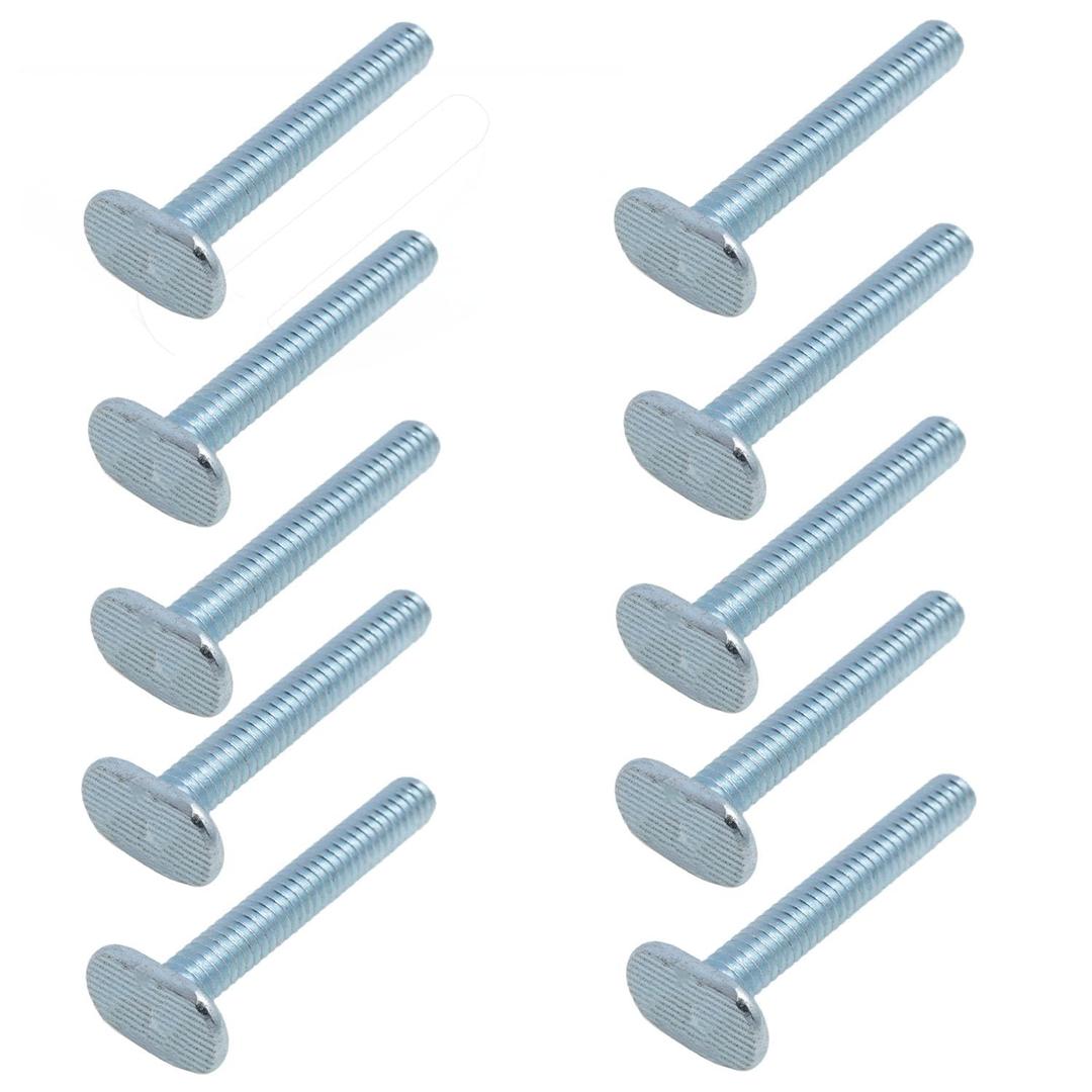 T Slot Bolts 1/4 "-20T Track Bolts T Bolt T-Slot Hardware T-Track Fittings for Woodworking fixtures and fixtures 10PCS