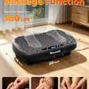 Vibration Plate Exercise Machine, 120-Level with Resistance Band