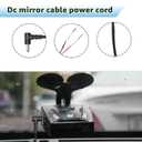 DC3.5 Mirror Wire Power Cord Compatible with Cobra Radar Detectors,Compatible Model RAD 480i 380 450 350 XRS (3005202)