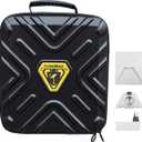 Starlink Mini Carry Case - Protective Waterproof Storage Bag Pouch for SpaceX Starlink Mini Dish, Travel-Friendly Design with Handle, Perfect for RV, Van, Camping & Outdoor Use (PU Black)