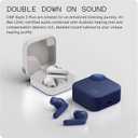 CMF Buds 2 Plus Wireless Earbuds Adaptive Noise Cancelling, Hi-Res Audio Bluetooth Headphones, 12mm Drivers for Deep Bass, 50dB ANC 61.5H Playtime, Sport Ear Buds with 6 Mics, Blue