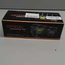 Clear Seasoning Box, 4 Pieces Seasoning Rack Spice Pots, Storage Container Condiment Jars Acrylic with Cover and Spoon for Sugar Salt Cardamon Cinnamon Tea Herbal (Basic Clear)