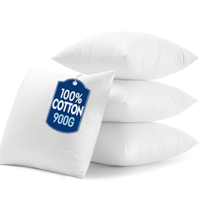 MIULEE 26x26 Pillow Inserts,Set of 4 100% Virgin Microfiber with Cotton Cover Throw Pillows for Couch Sofa and Bed