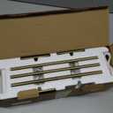 UME 3 Pack Cordless Table Lamp, Battery Operated Lamp - Portable Waterproof Rechargeable Table Lamp w/ 3 Color Temps & Stepless Dimming for Dinner, Desk, Cafe, Outdoor (Brushed Gold)