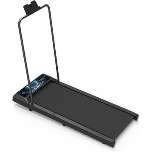 Walking Pad Treadmill with Handle Bar, 2.5 HP Small Treadmills for Home with APP Remote Control, Four New Sports Data Function Analysis, 5.0 Speed Portable Treadmill for Office, Home