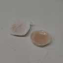 VOCH GALA Nipple Covers 2 Pairs-Seamless and Sheer Adhesive Silicone Nipple Pasties for Women Reusable, Sticky Breast Petals (Large (Fits D+ Cups), Crme)