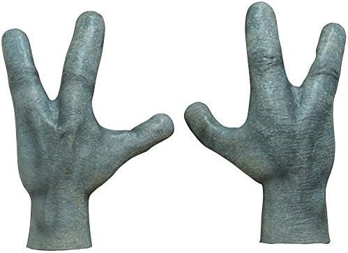 Ghoulish Productions Adult Alien Hands Costume Accessory, Blue, Standard