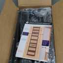 Moforoco Wood 9-Tier Over The Door Pantry Organizer, Wooden Pantry Organization and Storage, Black Hanging Basket Wall Spice Rack Seasoning Shelves, Home & Kitchen