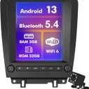 Android 13 Car Radio for 2+32G Ford Mustang 2010-2014 9.7'' 1280 * 720 Touchscreen Car Stereo with Carplay Android Auto Backup Camera Mirror Link GPS Navigation WiFi 6 Bluetooth 5.4 FM SWC