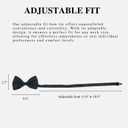 2 x MDSTYLE Suspenders for Men Women Boys - Adjustable Y-Back (Black)