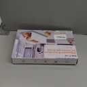 Upgrade Bread Slicer for Homemade Bread, Bread Slicer Guide Adjustable Width and Thickness, Foldable and Compact Cutting Guide with Crumb Tray, Suitability for Homemade Bread, Bagels, Cakes