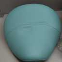 Saddle Stool Rolling Ergonomic Swivel Chair for Esthetician Massage Clinic Kitchen Tattoo Salon Cutting,Adjustable Hydraulic Posture Stool with Wheels (Without Backrest, Cyan)