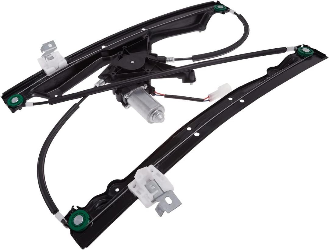 TUCAREST 741-814 (w/2 Pin Plug;w/o Auto-up) Front Right Power Window Lift Regulator w/Motor Assembly Fit for 2002-2010 Fo-rd Explorer/Me-rcury Mountaineer [# 83157 660215 8L2Z7823200AA]