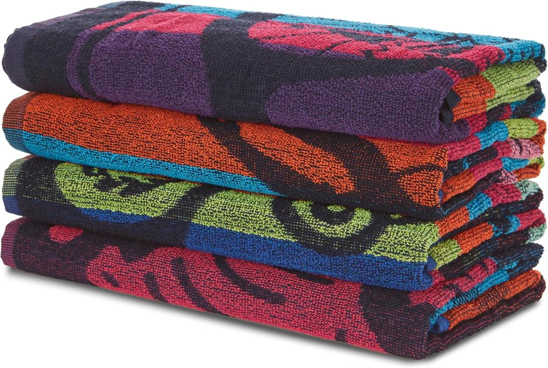 100% Cotton Luxury Bath Towel Set - Soft & Absorbent Quick-Dry Towels for Bathroom, Spa, Beach or Gym - 30"x60" Large Size - Pack of 4 - Plush & Durable Towels - Machine Washable