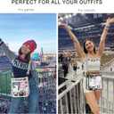 Bluome Clear Bag for Stadium Events 12x12x6, Clear Purses Stadium Bag Crossbody Purses for Concerts Football Games Travel
